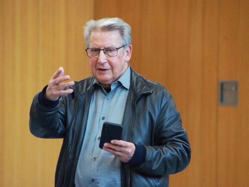 Bauherr und Stiftungsgründer Reiner Mathys sprach seinen Dank aus. Foto: Stiftung 3FO (FK)