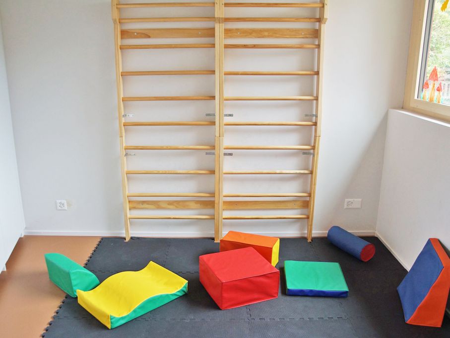 Die Kita hat auch ein Bewegungszimmer. Foto: Stiftung 3FO (FK)