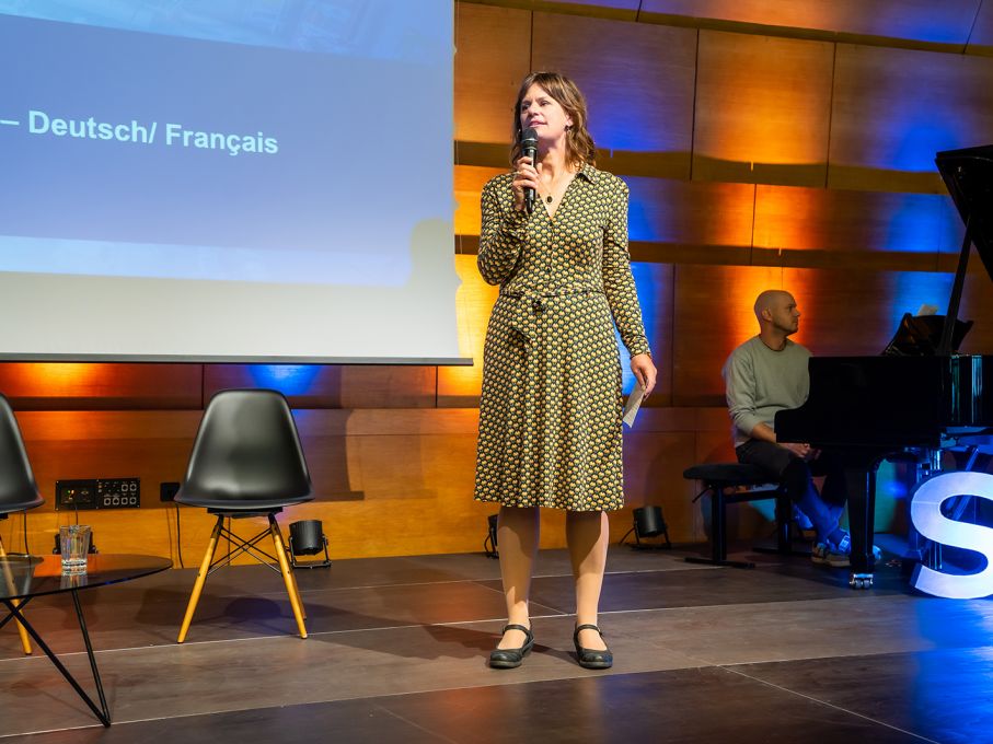 Führte sympathisch durch den Tag: Kathrin Schlup. Foto: SSEF (AW)