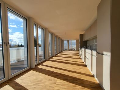 Attika-Wohnung und Büroräume zu vermieten